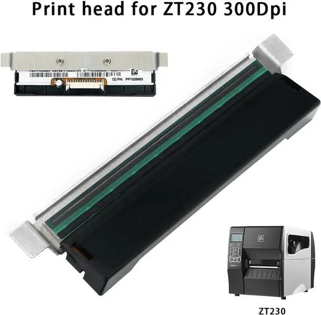 Alt view image 6 of 6 - Printhead for Ze bra Thermal Label Printers ZT200 ZT210 ZT220 ZT230 Series | P1037974-011 Replacement Part 300DPI