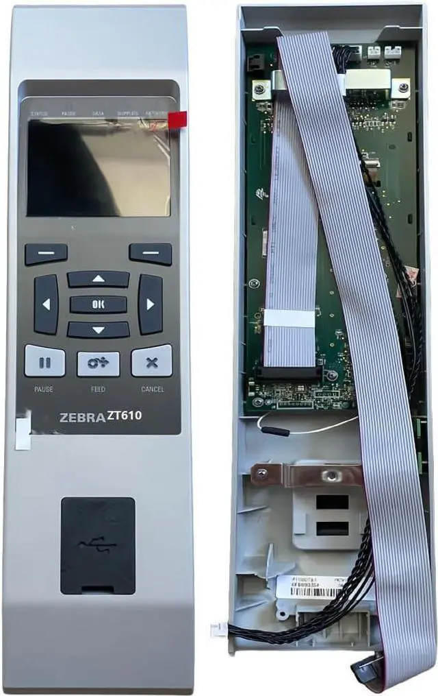 Alt view image 5 of 7 - Standard Control Panel for Ze bra ZT610 Thermal Bar code Printer 203dpi 300dpi P1083320-001