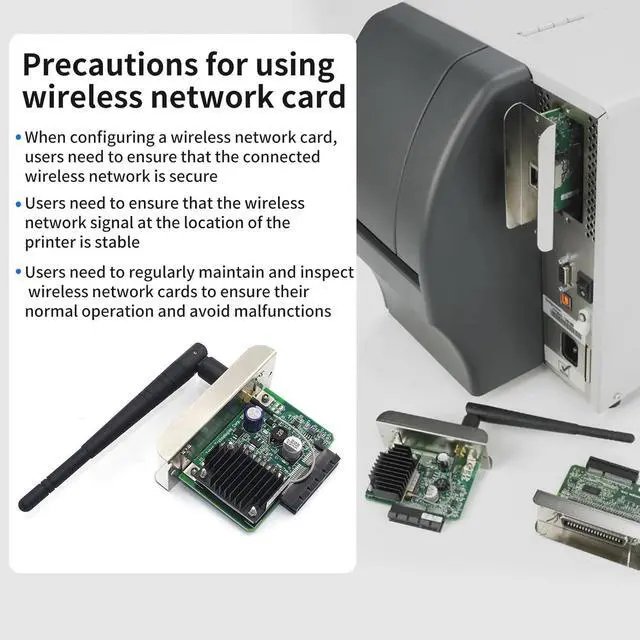 Alt view image 3 of 7 - P1058930-097 Ze bra Net Internal Wireless Module for Ze bra ZT230 ZT220 ZT210 ZT200 Series Thermal Label Printer