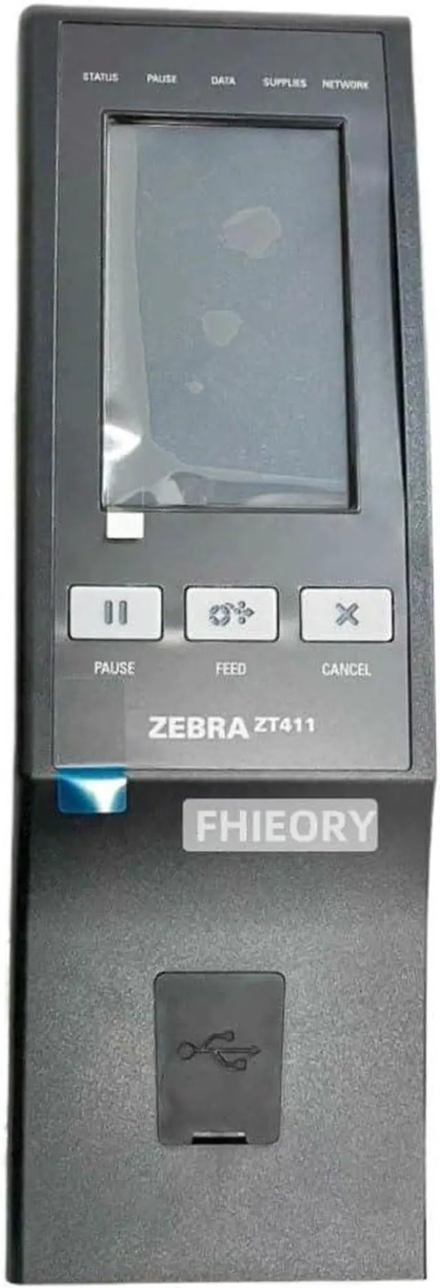 Alt view image 2 of 6 - P1105147-001 Front Control Panel for Ze bra ZT411 Thermal Bar code Printer 203dpi 300dpi 600dpi Genuine