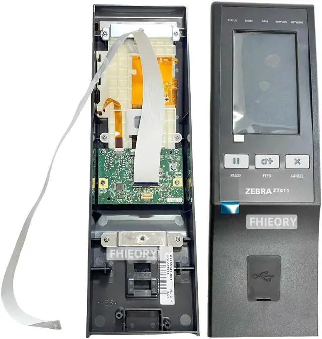 Main image of P1105147-001 Front Control Panel for Ze bra ZT411 Thermal Bar code Printer 203dpi 300dpi 600dpi Genuine