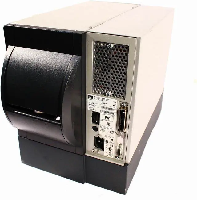 Alt view image 3 of 3 - Ze bra Z4M Plus Z4M00-2001-4000 Thermal Bar code Label Printer Peeler/Rewinder/Parallel/Serial 203DPI