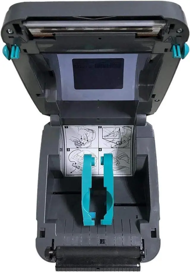 Alt view image 5 of 7 - Ze bra ZP450 Direct Thermal Shipping Label Printer - High-Speed ZP450-CTP Thermal Printer Bundle with USB Cable, Power Supply & Microfiber Cloth, Made for UPS Labels, Amazon FBA Bar code
