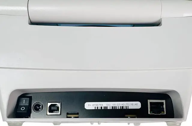 Alt view image 4 of 7 - Ze bra GC420T Thermal Transfer Bar code Shipping Label Printer Ethernet USB GC420-100410-000, Bundle with AC Adapter USB and Ethernet Cable