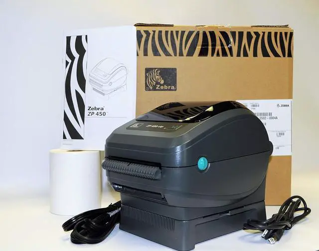 Alt view image 3 of 3 - Ze bra ZP450-0502-0004A CTP High Speed Direct Thermal Label Printer, Supports UPS Worldship, FedEx, Stamps, Shipworks, Shiprush and Many More