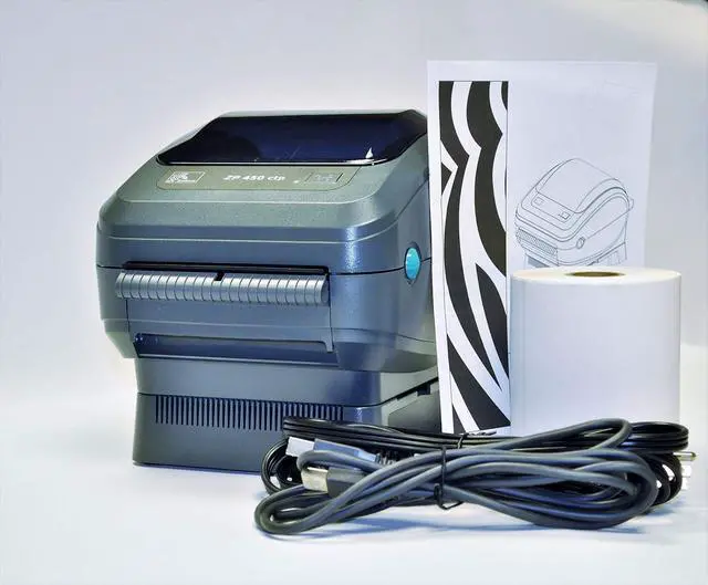 Alt view image 2 of 3 - Ze bra ZP450-0502-0004A CTP High Speed Direct Thermal Label Printer, Supports UPS Worldship, FedEx, Stamps, Shipworks, Shiprush and Many More