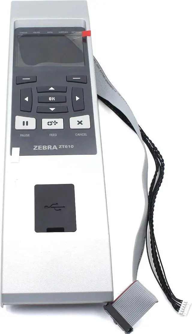 Main image of P1083320-001 Front Standard Control Panel for Ze bra ZT610 ZT610R Thermal Bar code Label Printer 203dpi 300dpi 600dpi