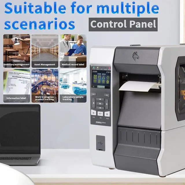 Alt view image 2 of 7 - P1083320-001 Front Standard Control Panel for Ze bra ZT610 ZT610R Thermal Bar code Label Printer 203dpi 300dpi 600dpi