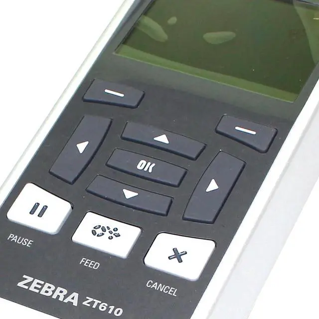 Alt view image 5 of 7 - P1083320-001 Front Standard Control Panel for Ze bra ZT610 ZT610R Thermal Bar code Label Printer 203dpi 300dpi 600dpi