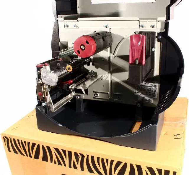Alt view image 2 of 5 - Ze bra ZM400 Thermal Bar code Printer Parallel/Serial/USB/ENet ZM400-2001-0100T
