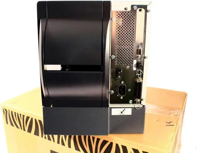 Alt view image 3 of 5 - Ze bra ZM400 Thermal Bar code Printer Parallel/Serial/USB/ENet ZM400-2001-0100T