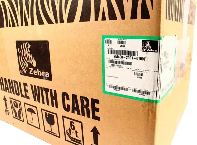 Alt view image 5 of 5 - Ze bra ZM400 Thermal Bar code Printer Parallel/Serial/USB/ENet ZM400-2001-0100T