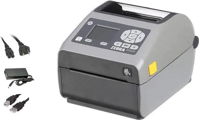 Main image of ZTech Ze bra ZD620 Bar code and Shipping Label Printer, Direct Thermal, USB Ethernet WiFi - Bluetooth Interfaces, 4 Inch, Power Supply Included
