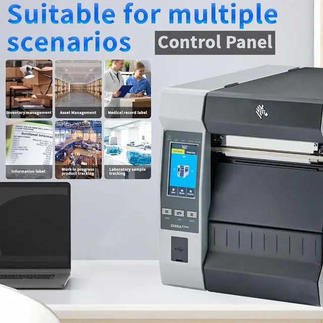 Alt view image 2 of 7 - P1083320-123 Touch Screen Control Panel for Ze bra ZT620 ZT620R Thermal Bar code Label Printer 203dpi 300dpi