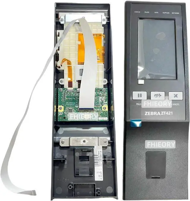 Main image of P1105147-002 Front Control Panel for Ze bra ZT421 Thermal Bar code Printer 203dpi 300dpi Genuine