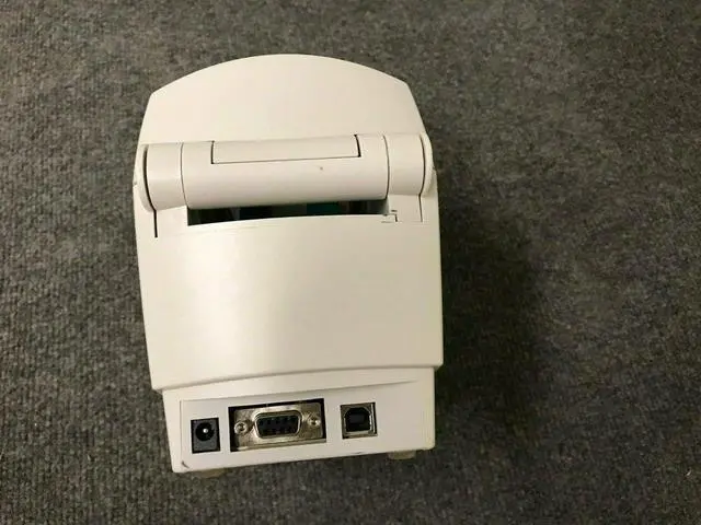 Alt view image 6 of 7 - #S6B Ze bra LP 2824 Plus 282P-201510-000 Ethernet Printer W/Adapter & Cables
