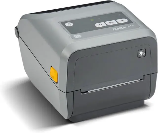 Main image of Ze bra ZD421 Thermal Shipping Label Printer 4"| 300 DPI | No Ink Required | 4x6 | USB, Ethernet, Tap to Pair NFC | Easy Drop Ribbon | 1 Year Warranty |Thermal Transfer