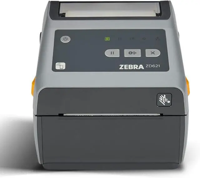 Main image of Ze bra ZD621 Direct Thermal Desktop Printer 300 dpi Print Width 4-inch USB Serial Ethernet ZD6A043-D01F00EZ