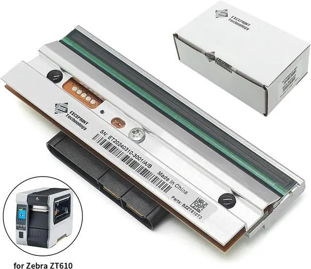 Alt view image 2 of 7 - P1083320-011 Printhead for Ze bra ZT610 Thermal Bar code Label Printer 300dpi - Spare Part/Replacement Printhead Compatible with Ze bra ZT610