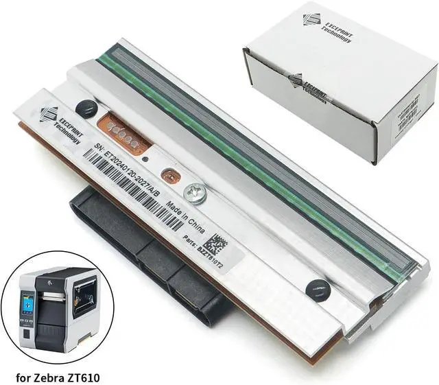 Alt view image 2 of 6 - P1083320-011 Printhead for Ze bra ZT610 Thermal Bar code Label Printer 300dpi - Spare Part/Replacement Printhead Compatible with Ze bra ZT610
