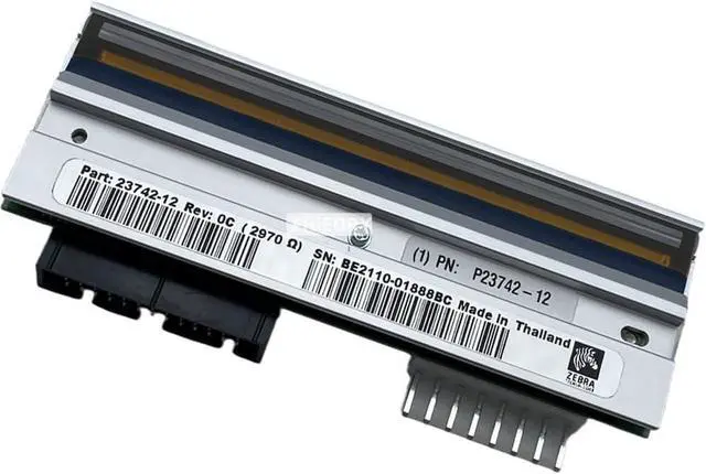 Alt view image 3 of 7 - P1004233 Printhead for Ze bra 110Xi4 110XiIV Thermal Label Printer 600DPI Genuine P23742-12