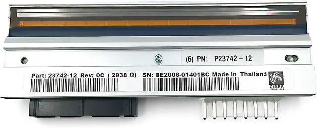 Alt view image 3 of 5 - P1004233 Printhead for Ze bra 110Xi4 110XiIV Thermal Label Printer 600DPI Genuine P23742-12