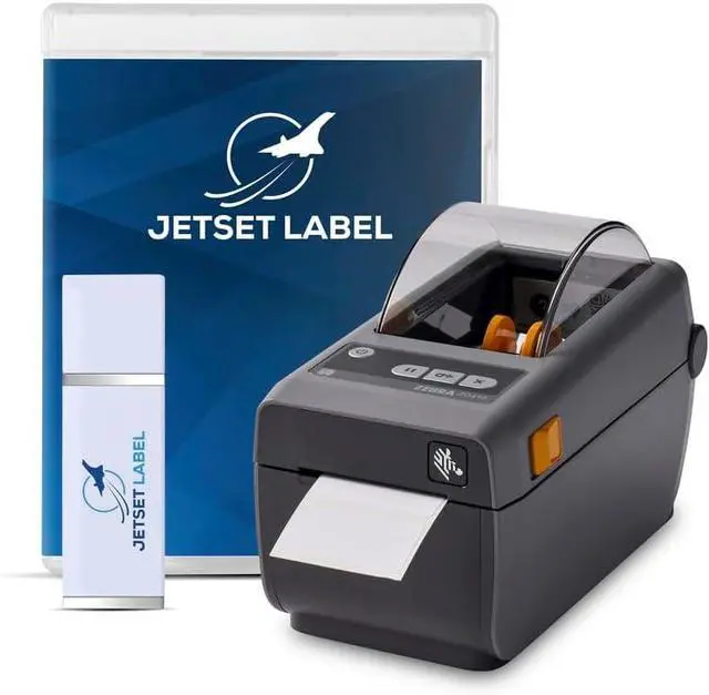 Alt view image 2 of 7 - Ze bra ZD410 Direct Thermal Label Printer | USB & Ethernet Connectivity | 2 Inch Print Width | ZD41022-D01E00EZ