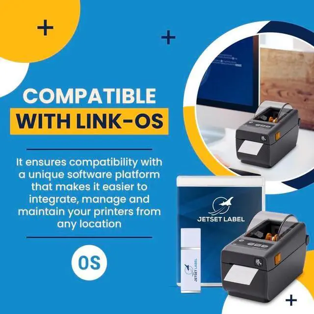 Alt view image 6 of 7 - Ze bra ZD410 Direct Thermal Label Printer | USB & Ethernet Connectivity | 2 Inch Print Width | ZD41022-D01E00EZ