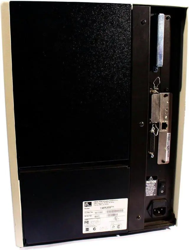 Alt view image 3 of 3 - Ze bra 140Xi-III Thermal Bar code Label Printer 140-131-00000 (Network/Parallel/Serial) 203DPI