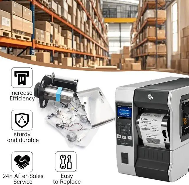 Alt view image 2 of 7 - P1083320-084 Media Rewind Upgrade for Ze bra ZT610 ZT610R Thermal Bar code Printer 203dpi&300dpi&600dpi Genuine