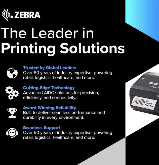 Alt view image 5 of 7 - Ze bra ZD420 / ZD420d Direct Thermal Desktop Printer 203 dpi Print Width 4 in USB Ethernet ZD42042-D01E00EZ