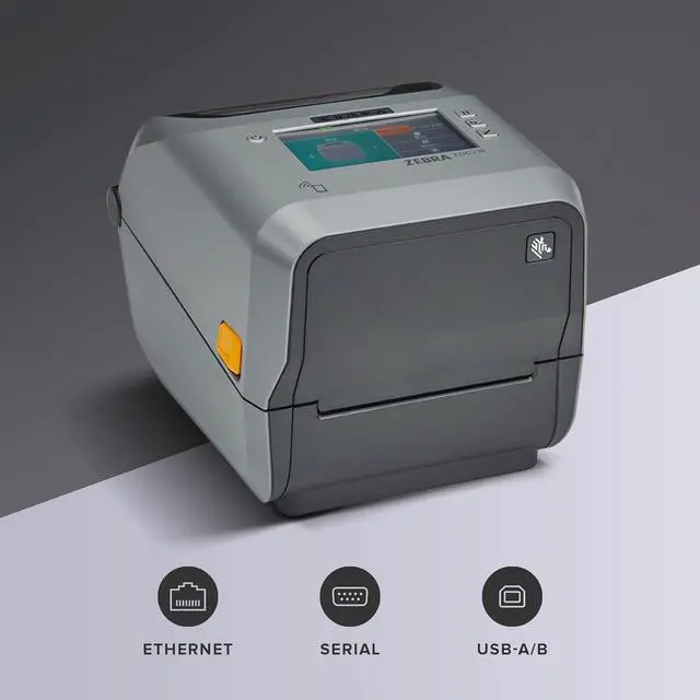 Alt view image 2 of 6 - Ze bra ZD621 Thermal Shipping Label Printer 4"| 300 DPI | No Ink Required | 4x6 | Color LCD Screen | USB, Serial, Ethernet, Tap to Print NFC| 2 Year Warranty | UPS/USPS/FedEx | Direct Thermal