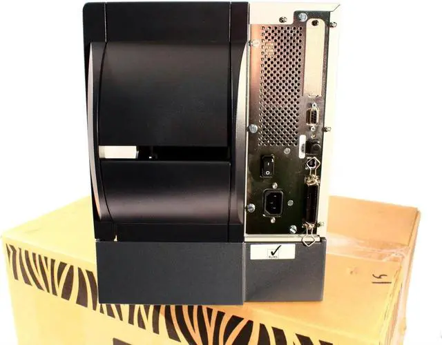 Alt view image 3 of 7 - Ze bra ZM400 Thermal Bar code Printer Parallel/Serial/USB/ENet ZM400-2001-0100T