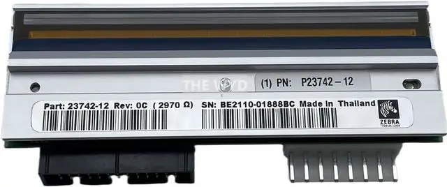 Main image of P1004233 Printhead for Ze bra 110Xi4 110XiIV Thermal Label Printer 600DPI Genuine P23742-12