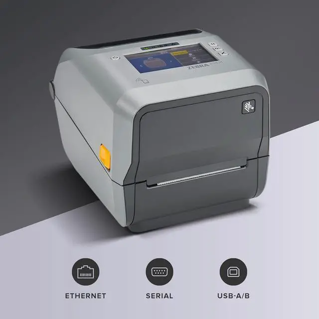 Alt view image 2 of 6 - Ze bra ZD621 Thermal Shipping Label Printer 4"| 203 DPI | No Ink Required | 4x6 | Wireless, USB, Serial, Ethernet, Tap to Print NFC | Color LCD | 2 Year Warranty | UPS/USPS/FedEx | Thermal Transfer