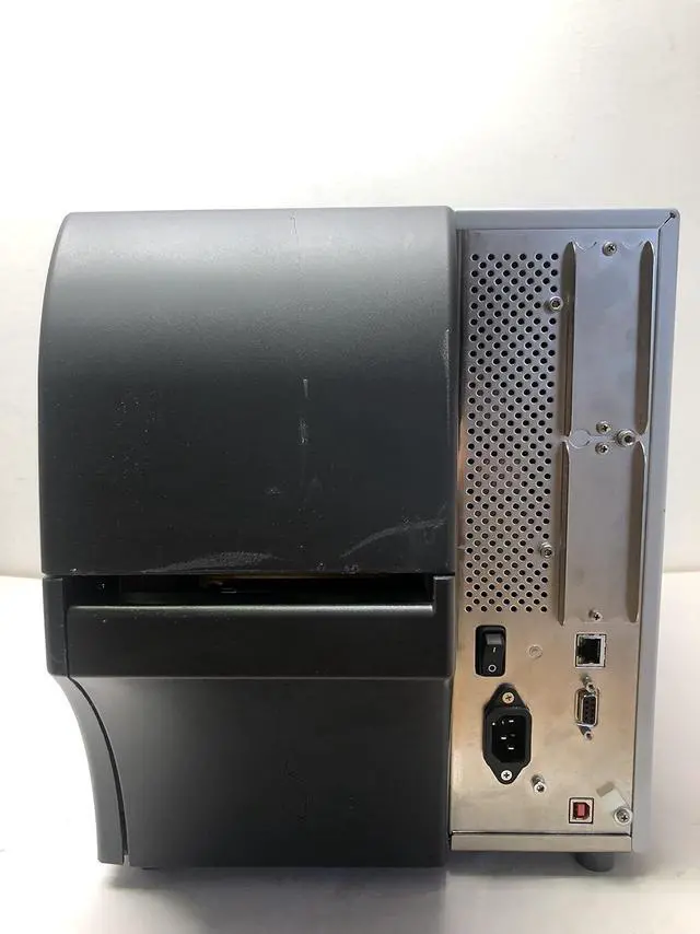 Alt view image 5 of 7 - Ze bra Technologies ZT41043-T310000Z Series ZT410 4" DT/TT Tabletop Printer, 300 dpi Resolution, Tear Bar, Power Cord with US Plug, USB 2.0/RS-232 Serial/10/100 Ethernet, Bluetooth 2.1, EZPL