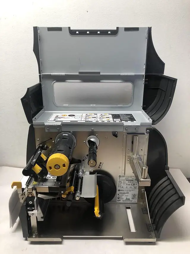 Alt view image 6 of 7 - Ze bra Technologies ZT41043-T310000Z Series ZT410 4" DT/TT Tabletop Printer, 300 dpi Resolution, Tear Bar, Power Cord with US Plug, USB 2.0/RS-232 Serial/10/100 Ethernet, Bluetooth 2.1, EZPL
