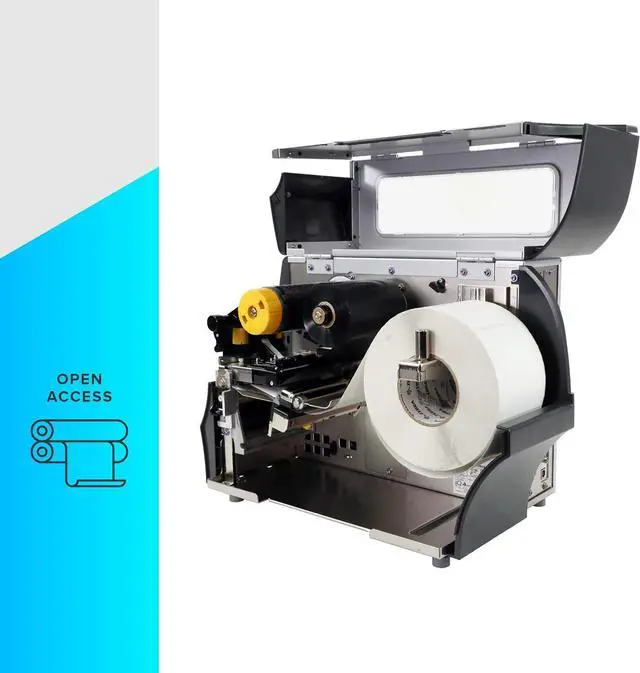 Alt view image 5 of 7 - Ze bra ZT411 Thermal Transfer Industrial Printer 203 dpi Print Width 4 in Serial USB Ethernet Bluetooth ZT41142-T010000Z