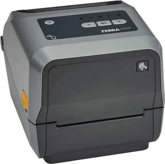 Main image of Ze bra ZD621 Thermal Shipping Label Printer 4"| 300 DPI | No Ink Required | 4x6 | USB, Serial, Ethernet, Tap to Print NFC | Touch Color LCD | 2 Year Warranty | UPS/USPS/FedEx | Thermal Transfer