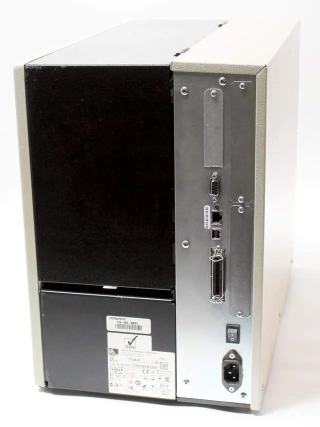 Alt view image 2 of 2 - Ze bra Technologies 116-801-00001 Printer, RFID Ready, 4" DT/TT Tabletop, 600 DPI