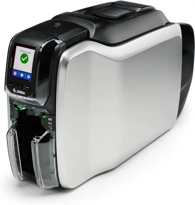 Alt view image 3 of 3 - Ze bra ZC300 Dual Sided ID Card Printer