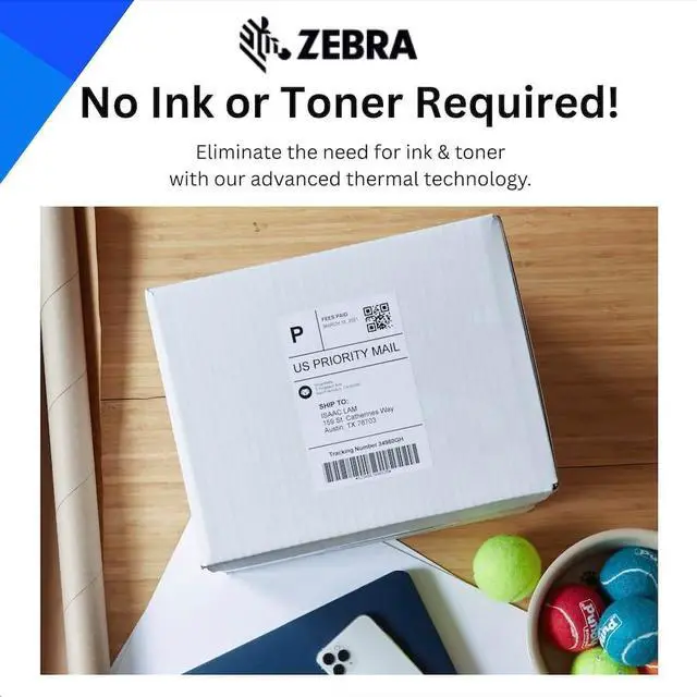 Alt view image 4 of 6 - Genuine ZT620 Thermal Printer - ZT62063-T010100Z