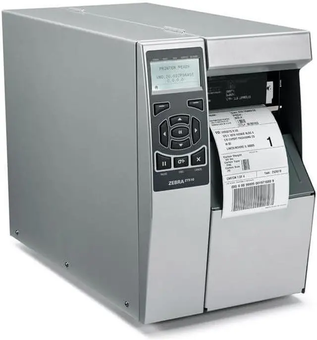 Main image of Ze bra ZT510 Thermal Transfer & Direct Thermal Rugged Industrial Printer | 203 DPI | ZT51042-T010000Z | USB Bluetooth Serial Ethernet Connectivity | Replaces 105SL Plus | Includes Jet Set Software