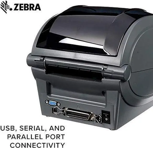 Alt view image 4 of 4 - Genuine Ze bra GX42-102510-000 GX420t Thermal Transfer Desktop Printer Print Width of 4 in USB Serial and Parallel Port Connectivity (GX42-102510-000)