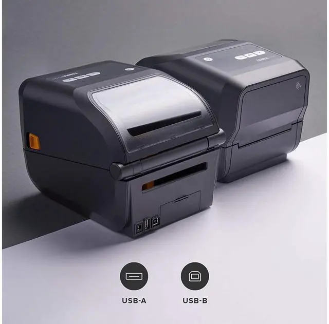 Alt view image 2 of 2 - Genuine Ze bra ZD420t Thermal Transfer Desktop Printer for Labels Print Width 4 in - 203 dpi - Interface: Bluetooth, Ethernet, USB - ZD42042-T01E00EZ