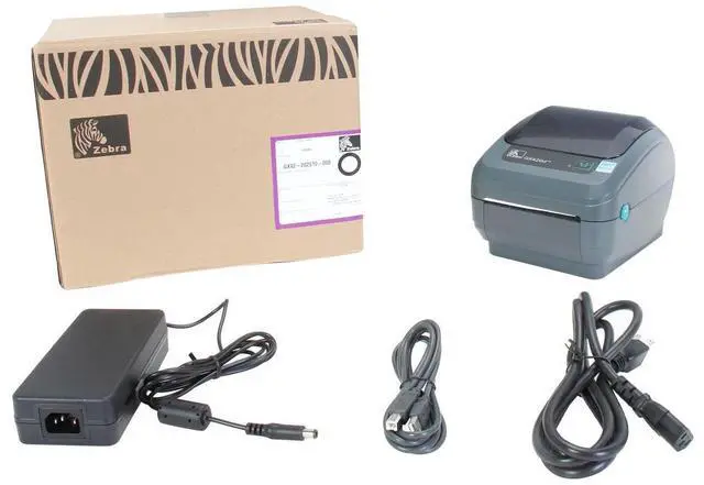 Alt view image 5 of 6 - Ze bra GX420d 4 Performance Desktop Direct Thermal Label Printer, 203 dpi, USB, Serial, Ethernet, Cutter (Liner /Tag), EPL2, ZPLII GX42-202412-000