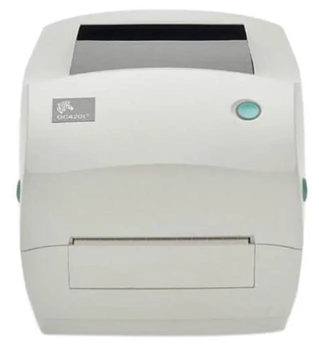 Alt view image 3 of 3 - Ze bra GC420t 4" Desktop Thermal Transfer Label Printer, 203 dpi, USB, Serial, Parallel (Centronics), 8MB Standard Flash/8MB SDRAM, EPL/ZPL - GC420-100510-000