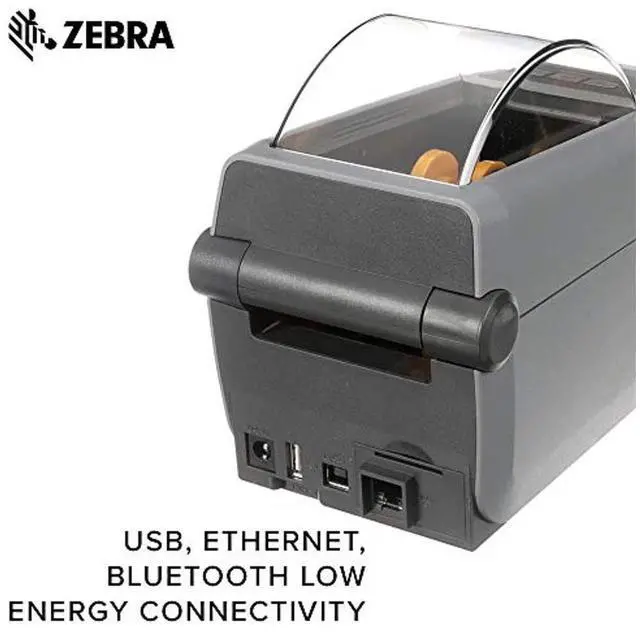 Alt view image 4 of 5 - Ze bra ZD410 Direct Thermal Desktop Printer Print Width of 2 in USB Ethernet Connectivity ZD41022-D01E00EZ (ZD41022-D01E00EZ)