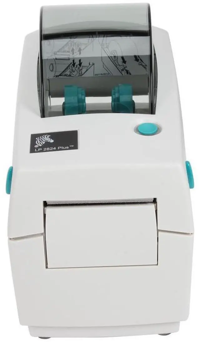 Alt view image 7 of 7 - Ze bra 282P-201510-000 LP 2824 Plus Desktop Thermal Printer