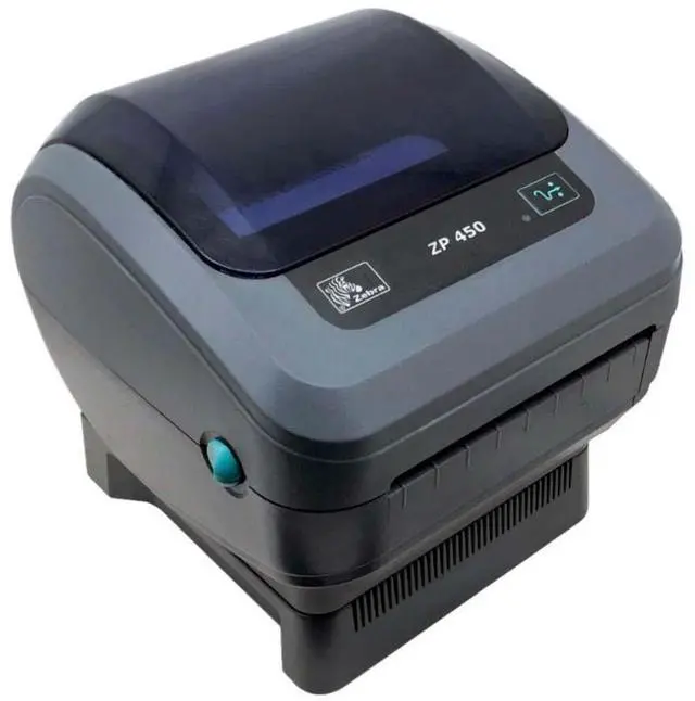 Alt view image 2 of 5 - Ze bra ZP 450 Label Thermal Bar Code Printer ZP450-0501-0006A